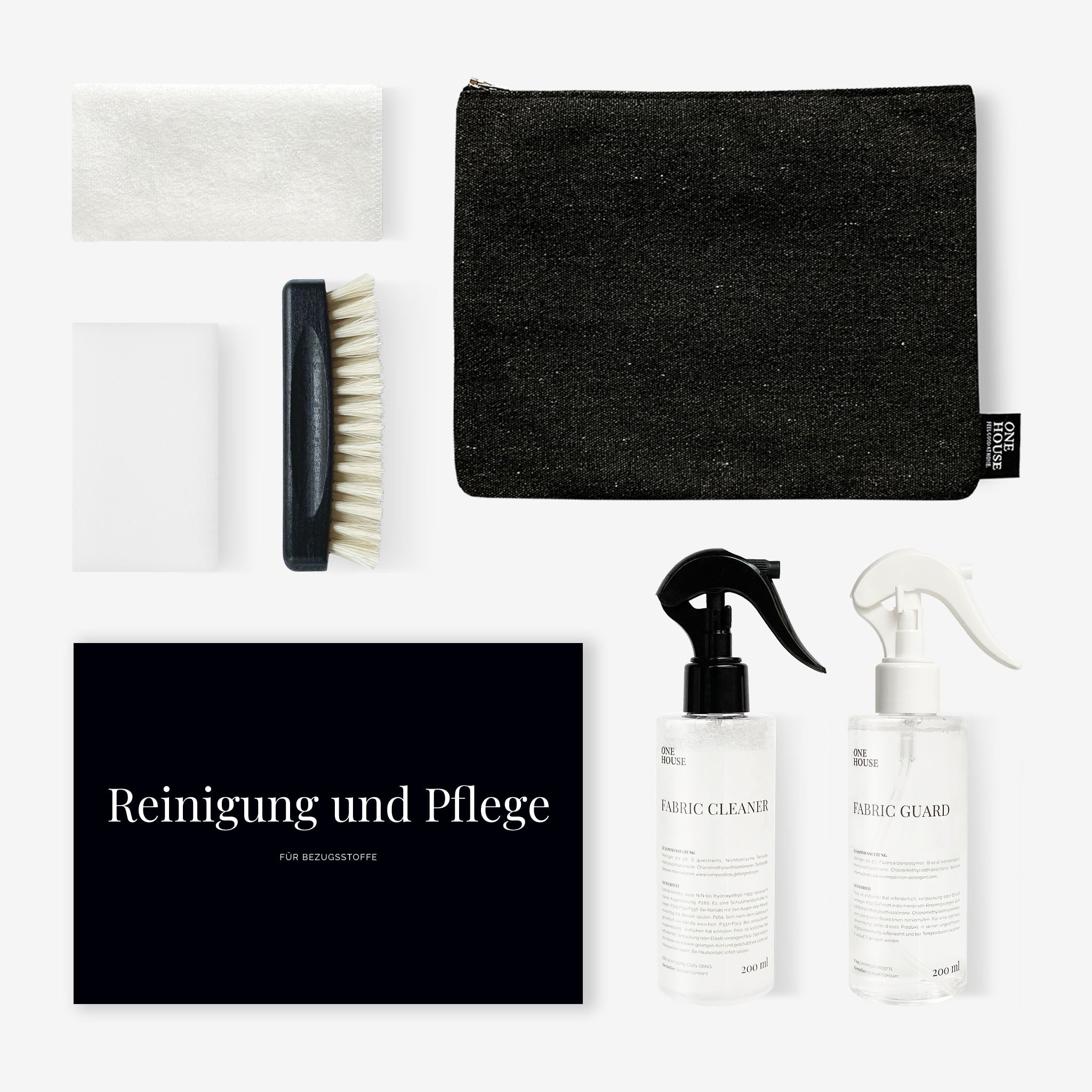 Pflegeset für Stoffe - Reinigung und Pflege