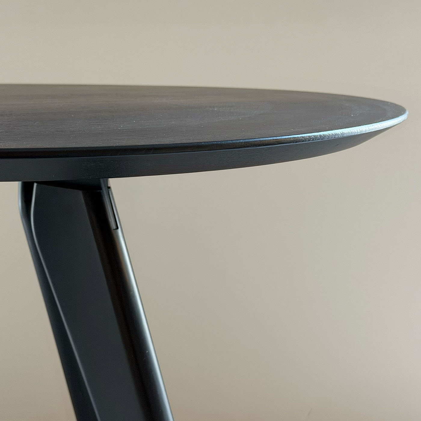 Runder Esstisch Hielke ø 90 cm (Schwarz)
