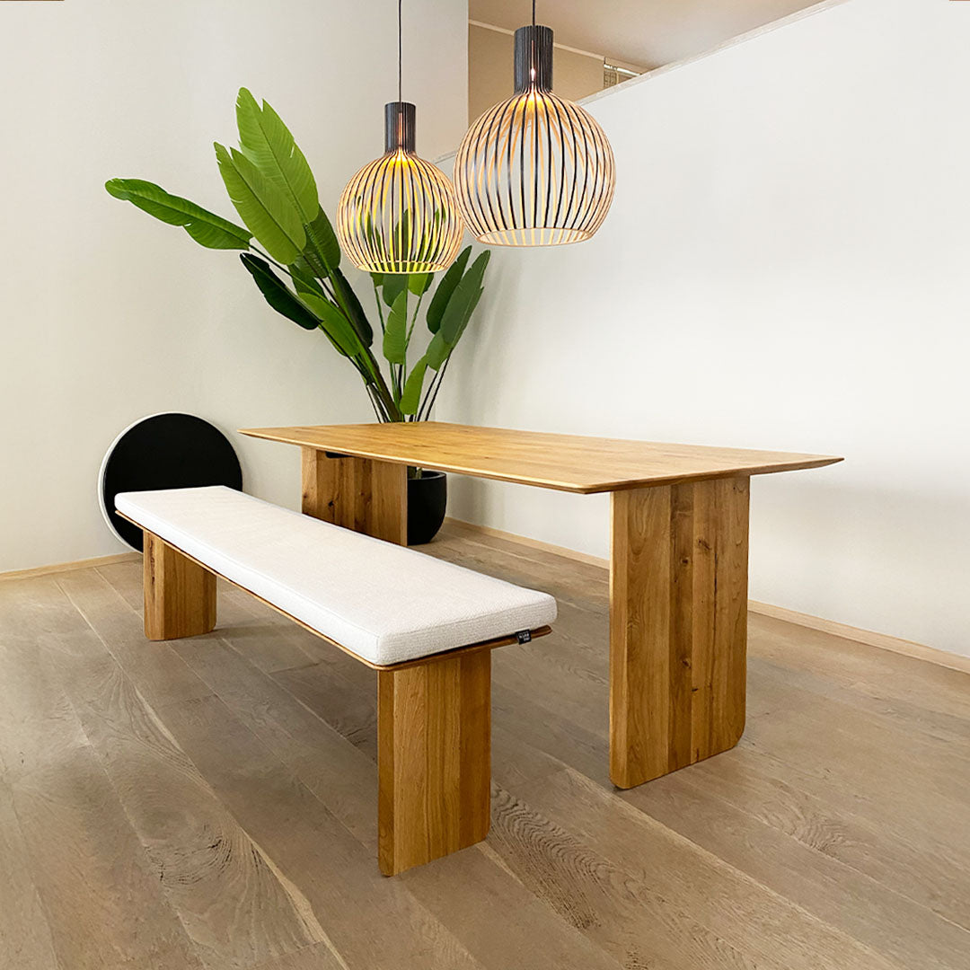 Sitzbank Hellen 200x40 cm (Natur)