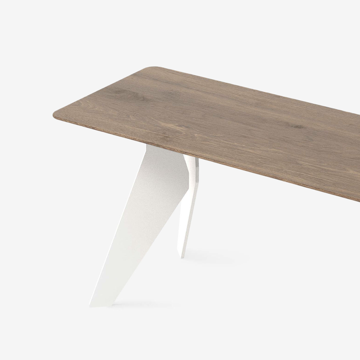 Sitzbank Hoogland Metall Weiß Cinnamon Detail