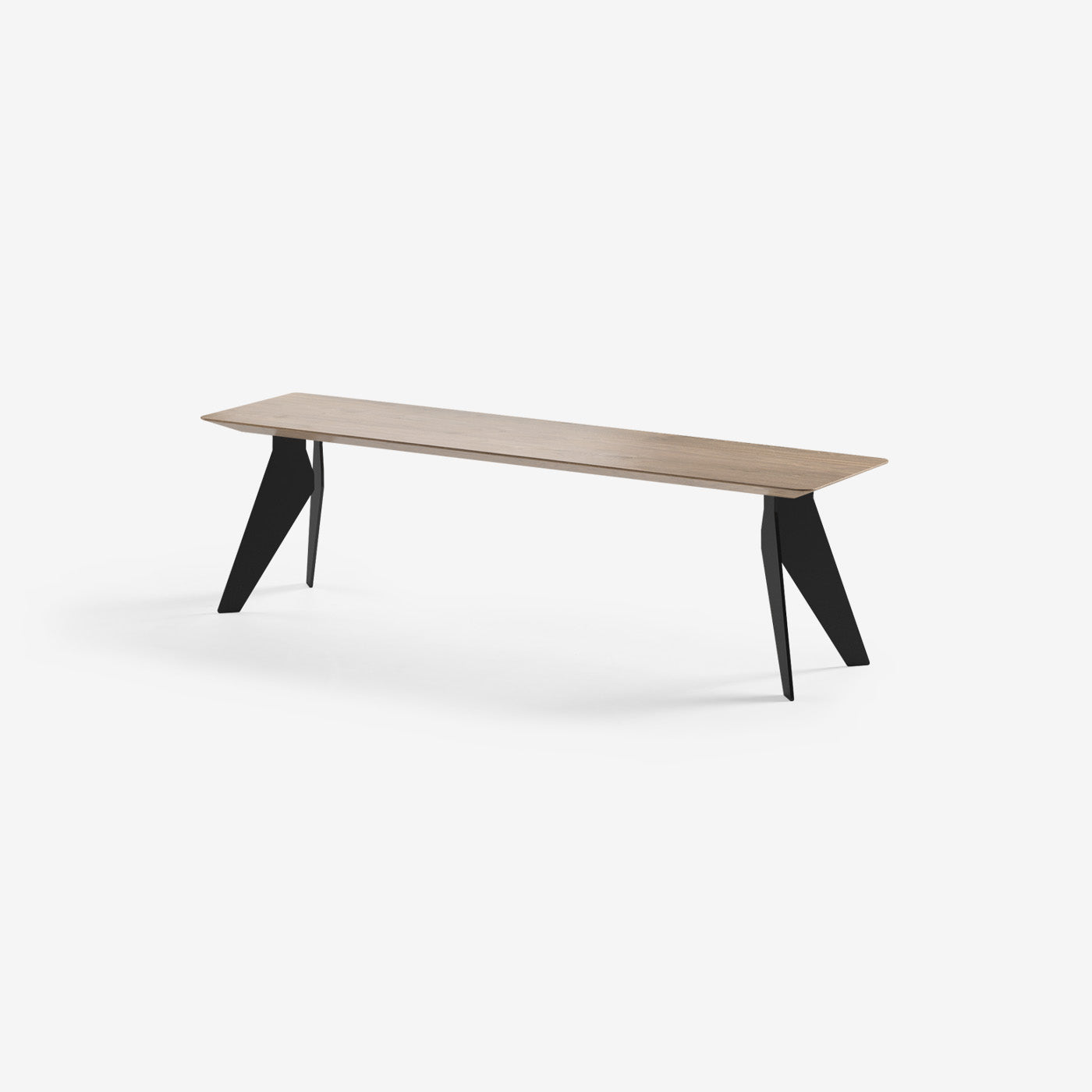 Sitzbank Hoogland Schwarze Beine Cinnamon 160x40 cm
