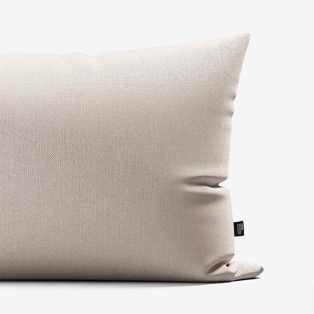 Sofa Kissen 40x60 cm Nantes Linen Chalk Detail