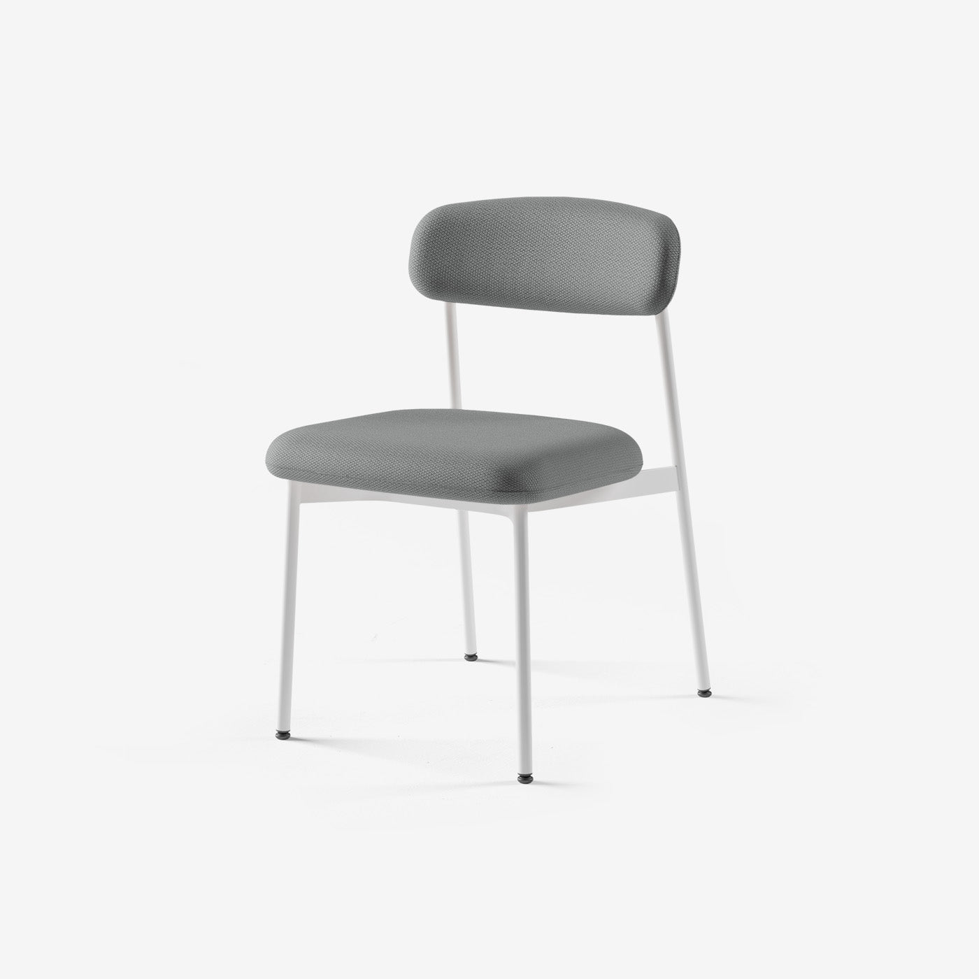Stuhl Maatje Weiß Loop Charcoal