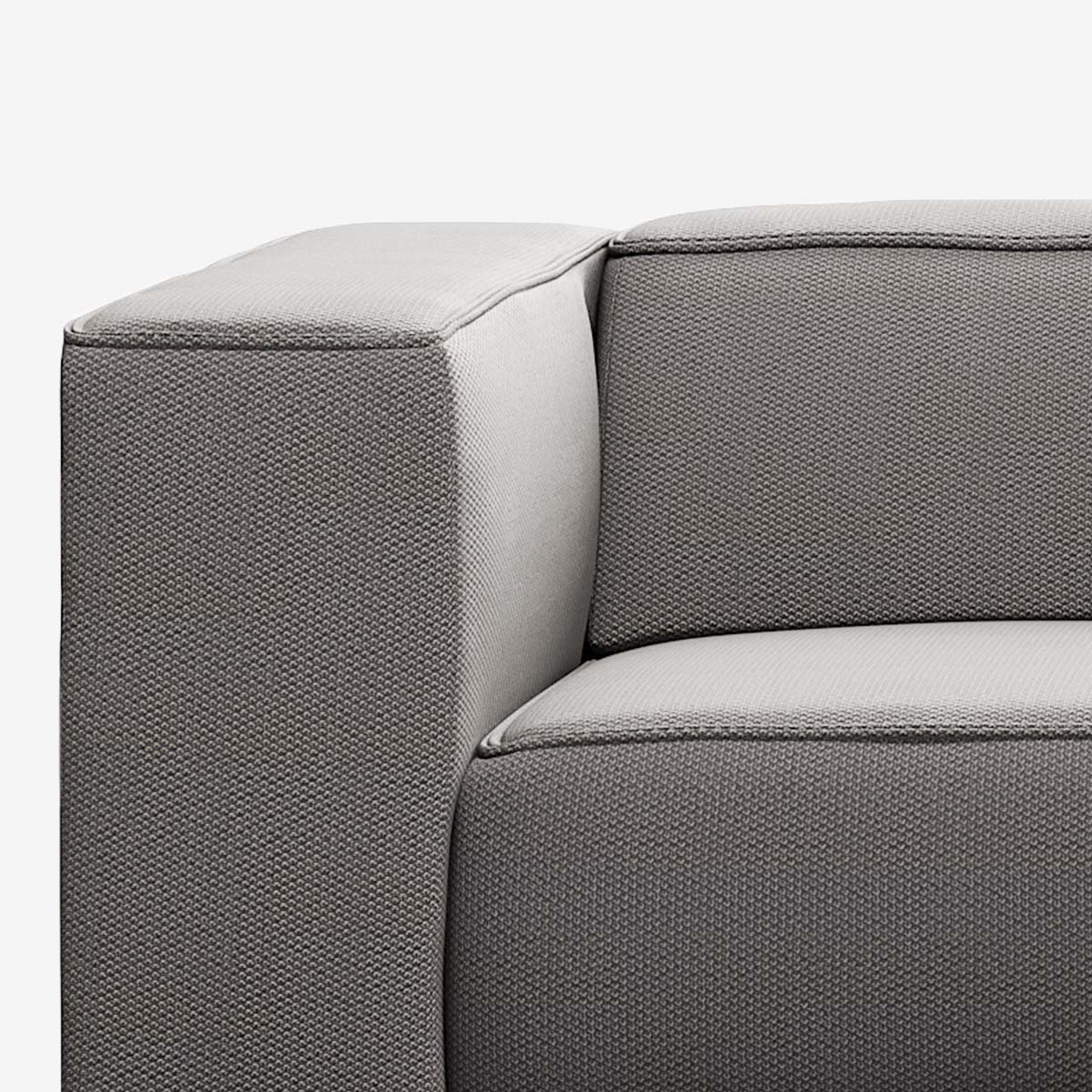 Meester Sofa Armrest Without Divan Loop Charcoal Detail