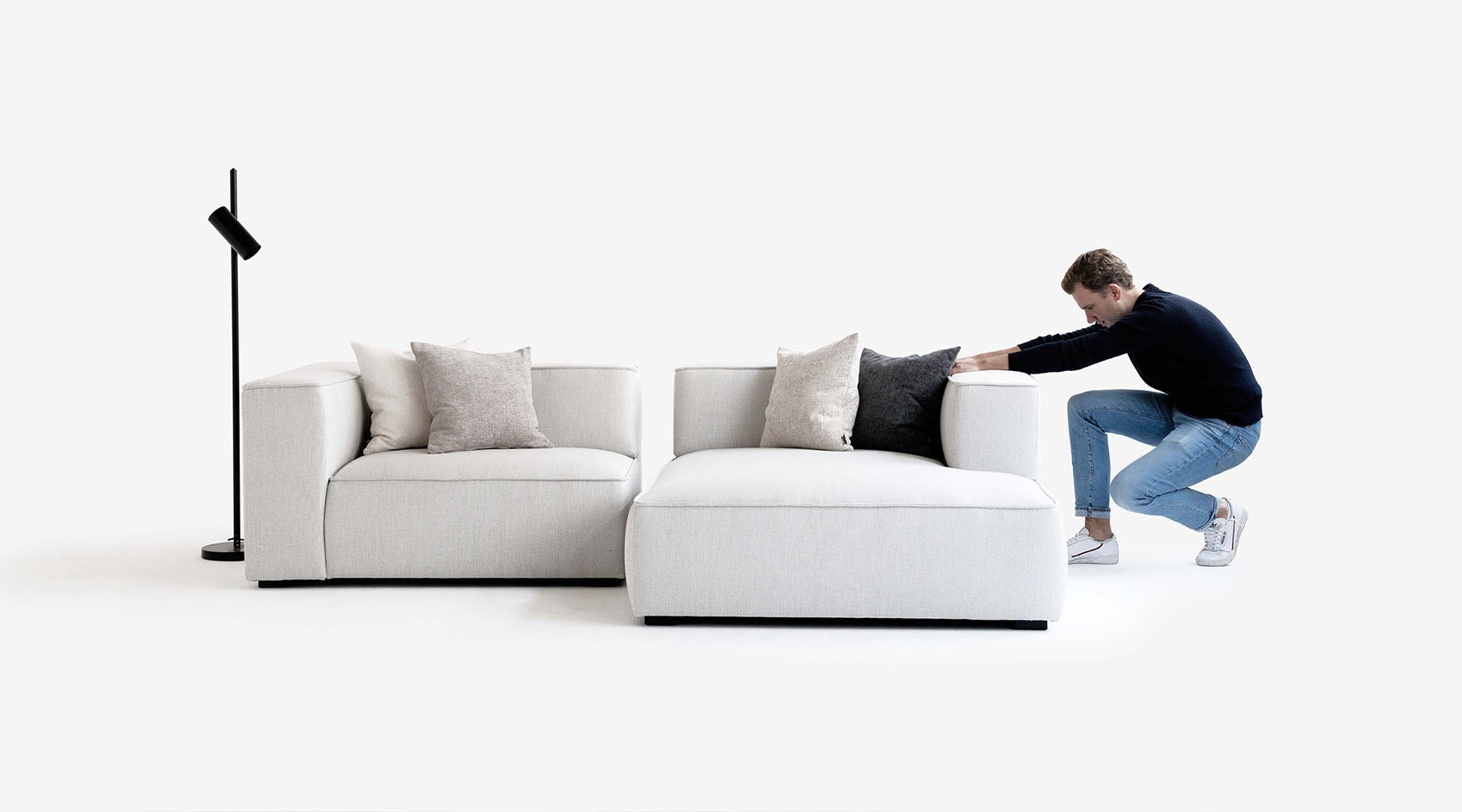 Modulare Sofas - Flexible Sofa Elemente für dein Wohnzimmer