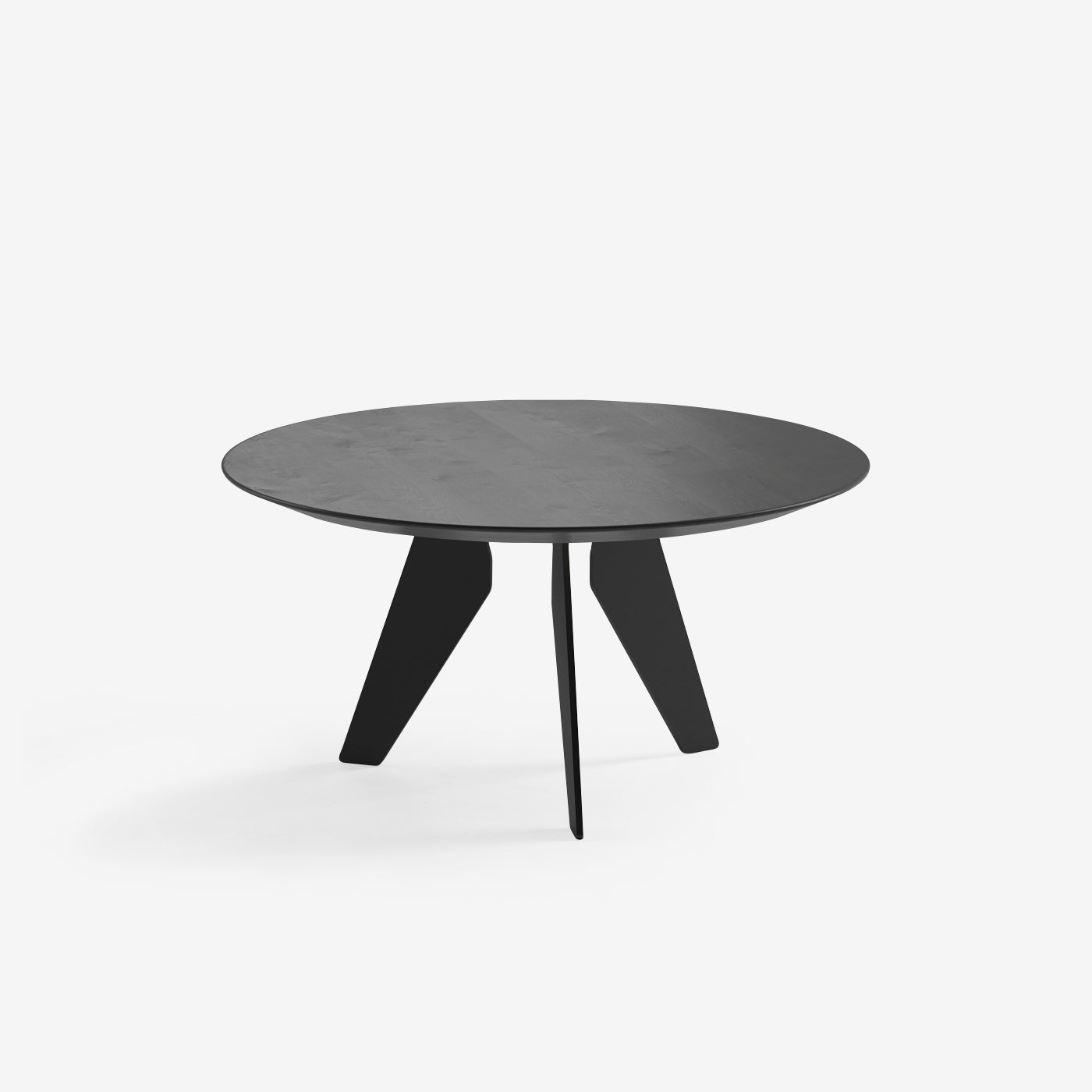 Beistelltisch Hoogland Groß Farbe Espresso Metall Schwarz