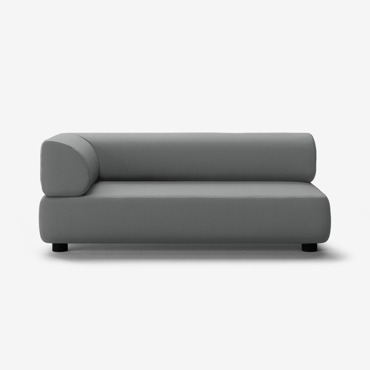 Bolder 2,5 Sitzer Links Loop Charcoal Niedrige Beine