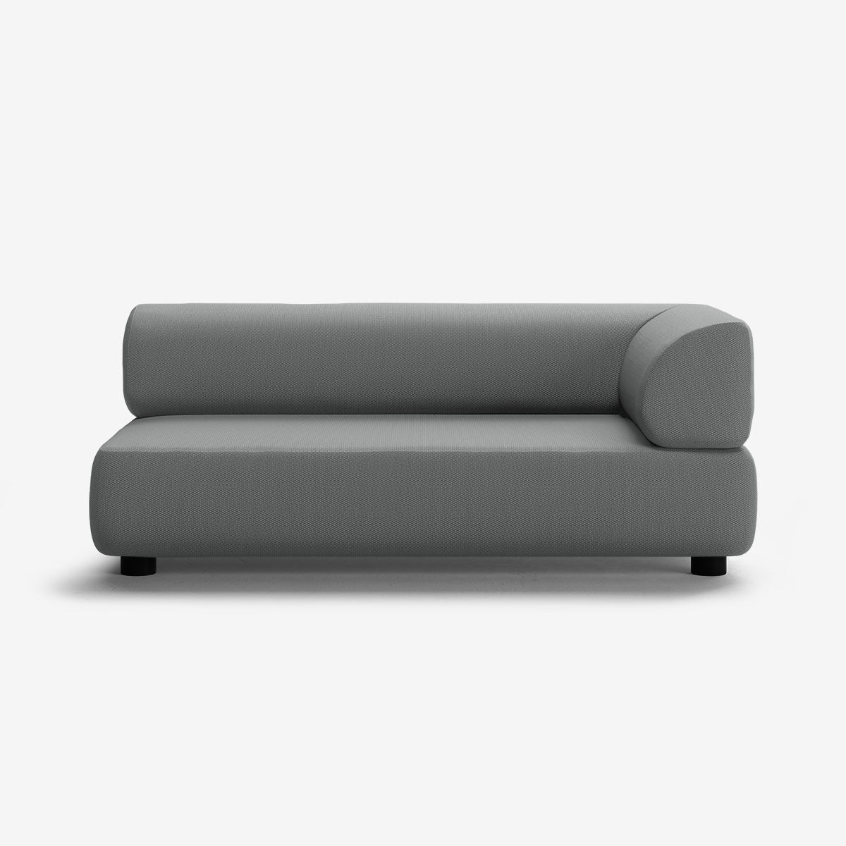 Bolder 2,5 Sitzer Rechts Loop Charcoal Niedrige Beine
