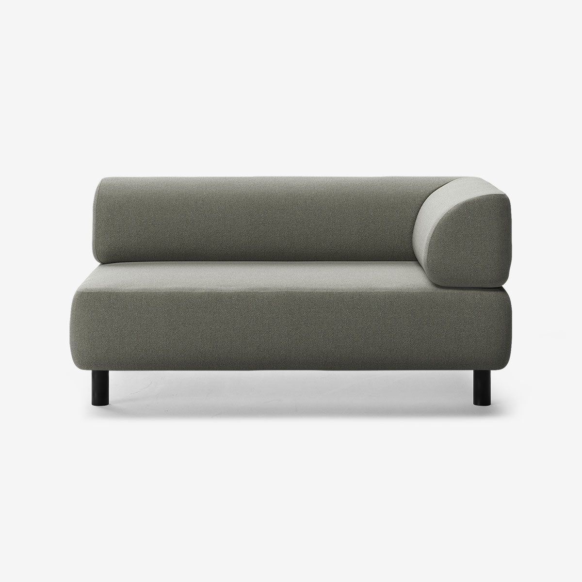 Bolder 2 Sitzer Rechts Heritage Leaf Schwarz