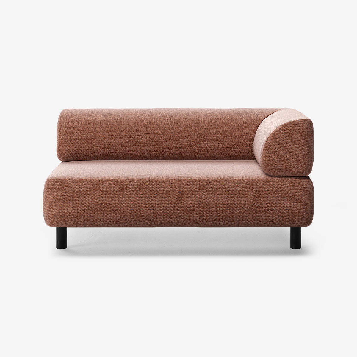 Bolder 2 Sitzer Rechts Heritage Rust Schwarz