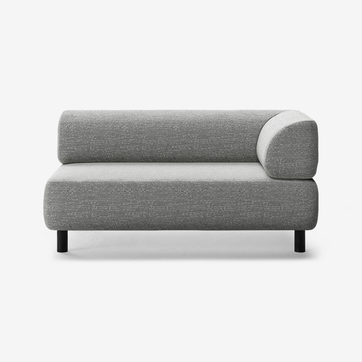 Bolder 2 Sitzer Rechts Savant Zinc Schwarz