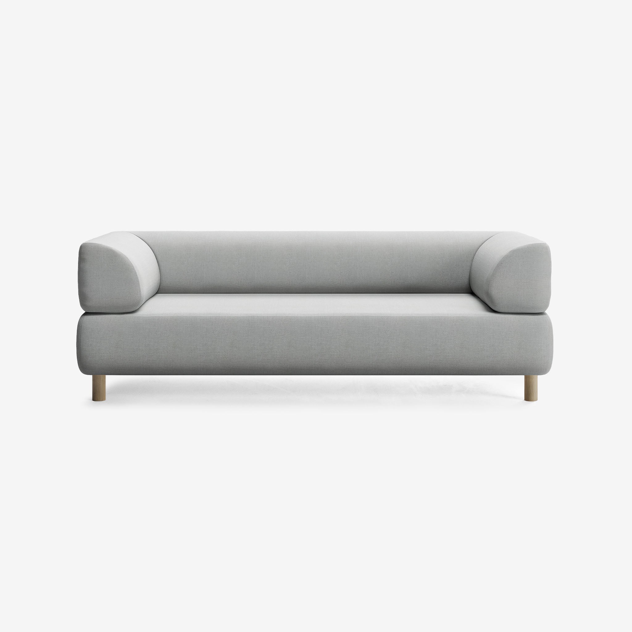 Bolder Einzel Sofa Nantes Grey Chine Eiche