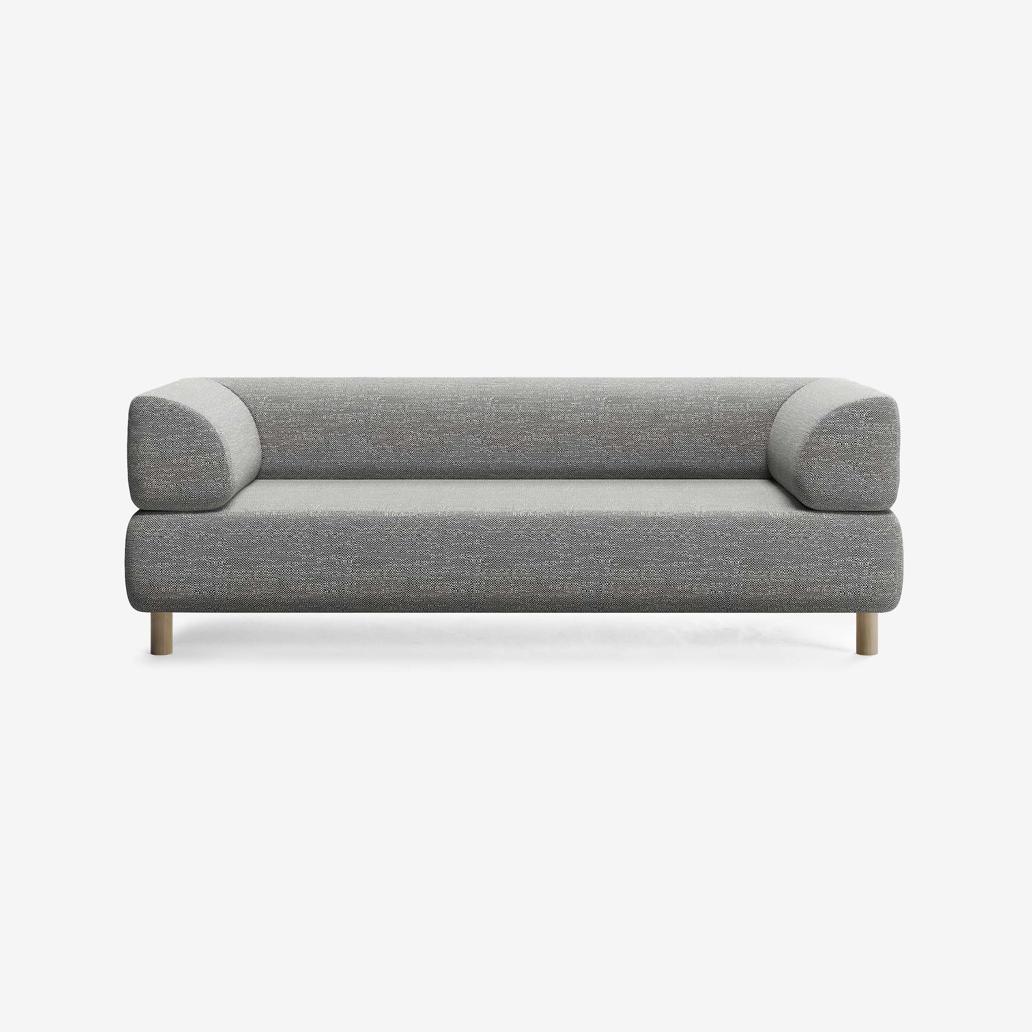 Bolder Einzel Sofa Savant Zinc Eiche