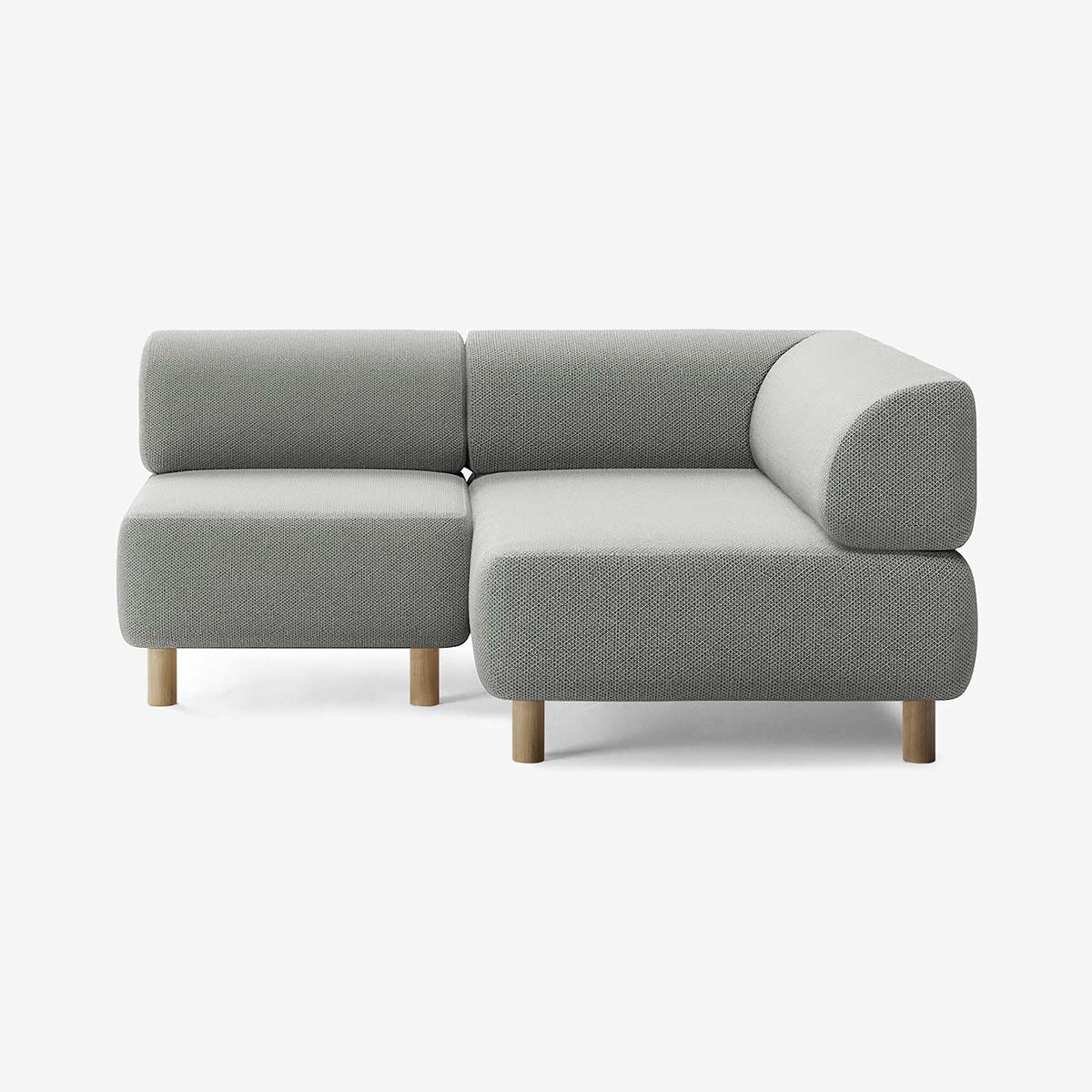 Bolder Sofa 170x150 Arc Lead Links Eiche