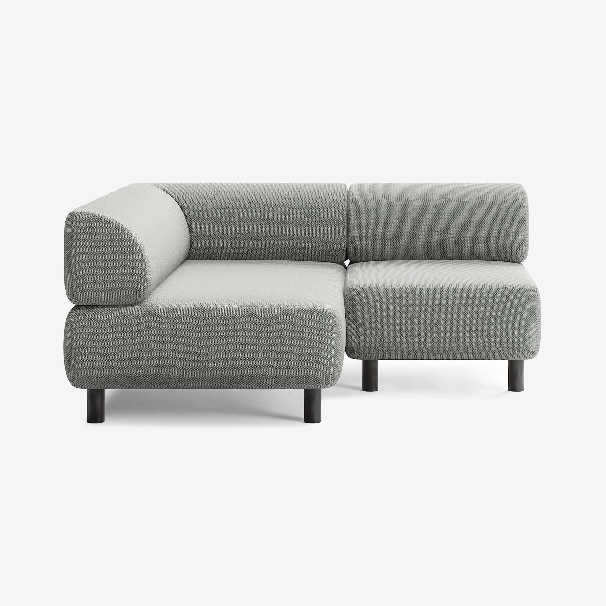 Bolder Sofa 170x150 Arc Lead Rechts Schwarz