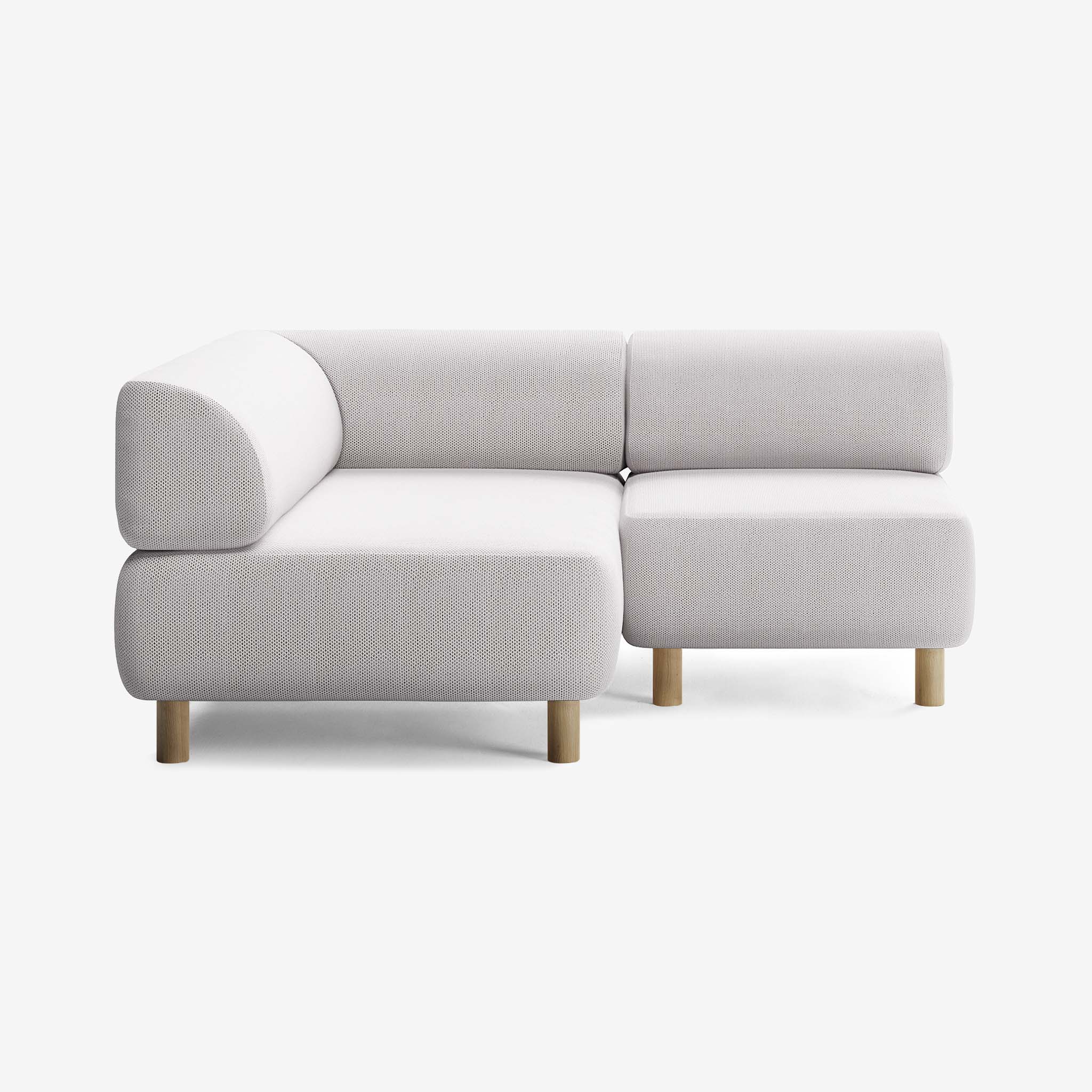 Bolder Sofa 170x150 Rechts Arc Concrete Eiche