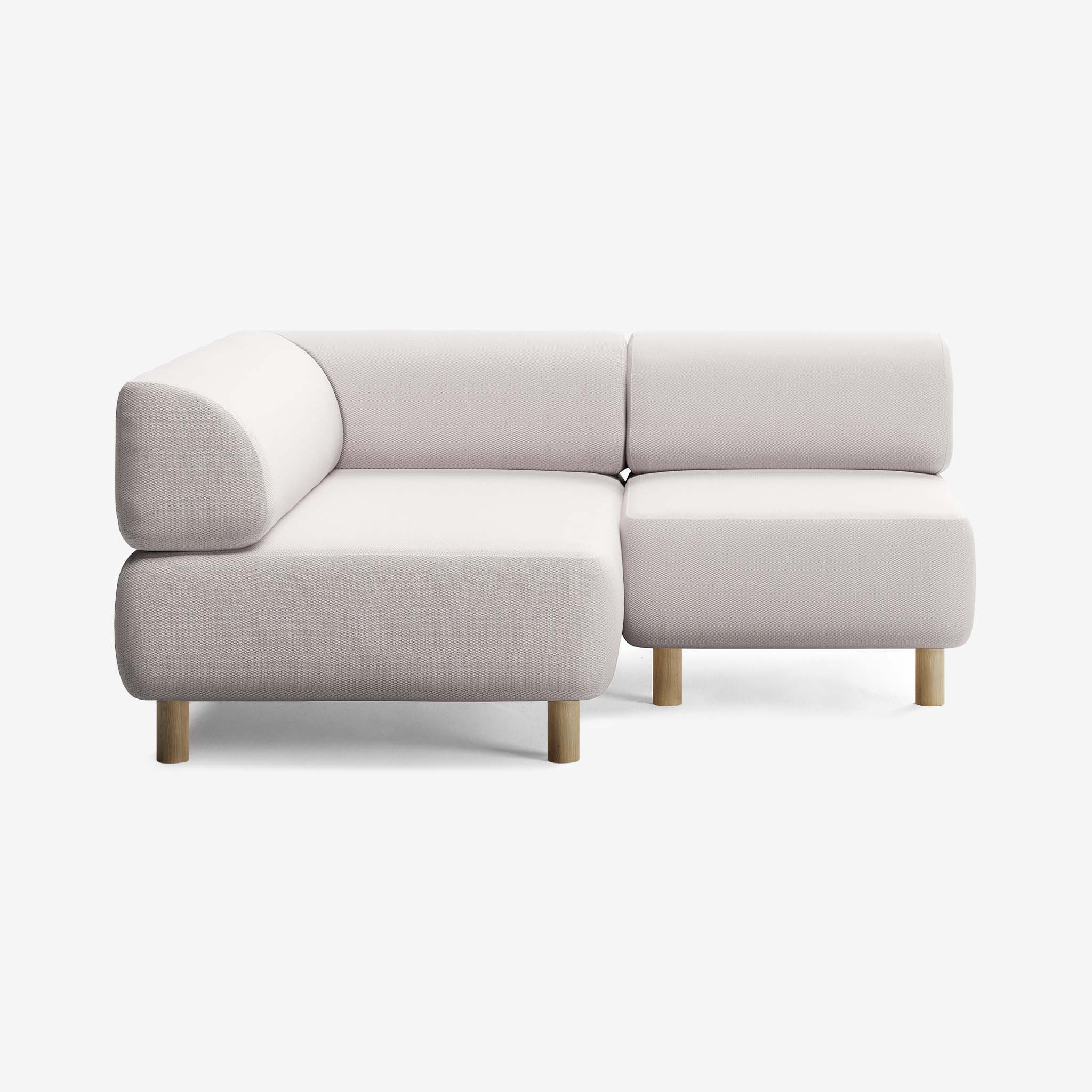 Bolder Sofa 170x150 Rechts Loop Marble Eiche