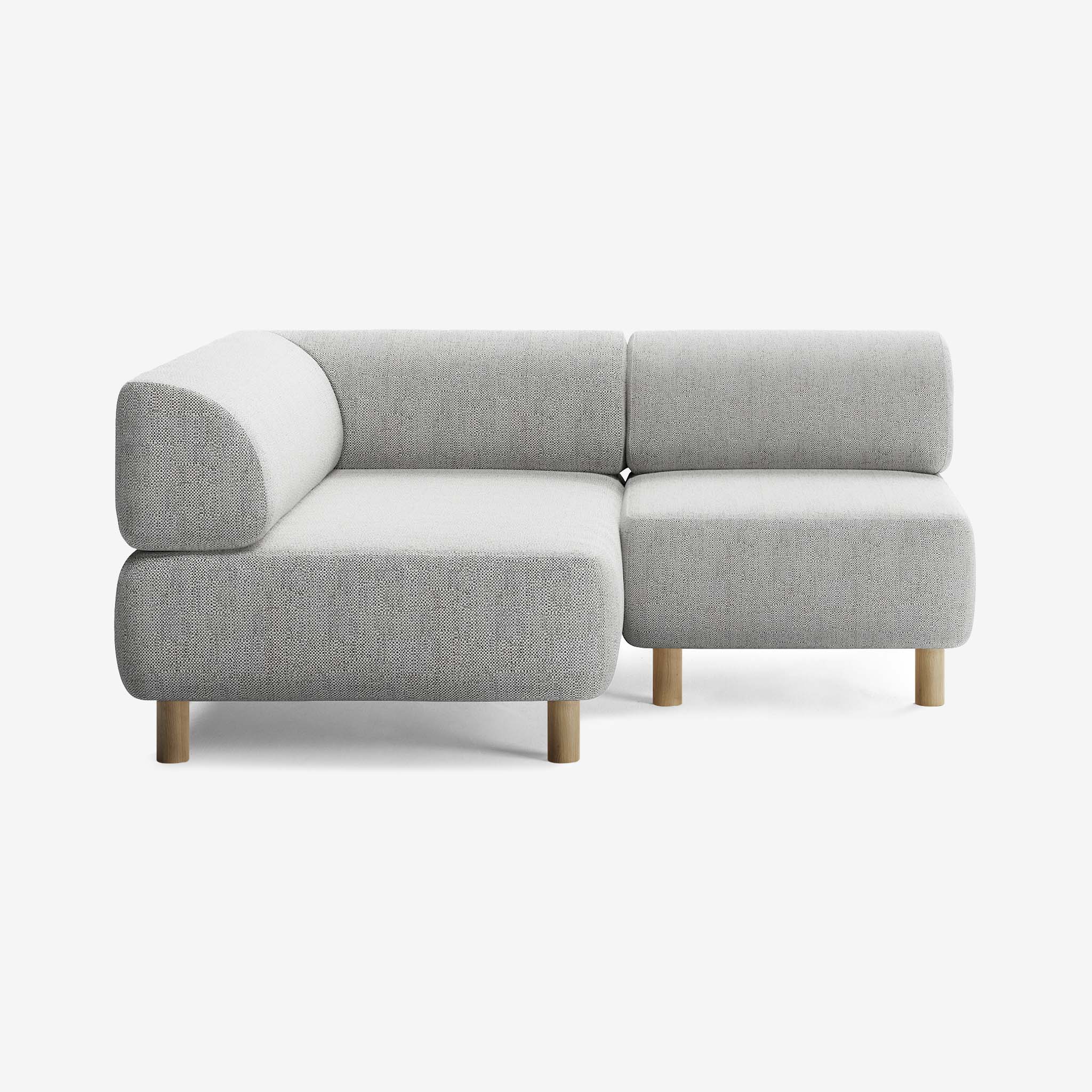 Bolder Sofa 170x150 Rechts Savant Nimbus Eiche