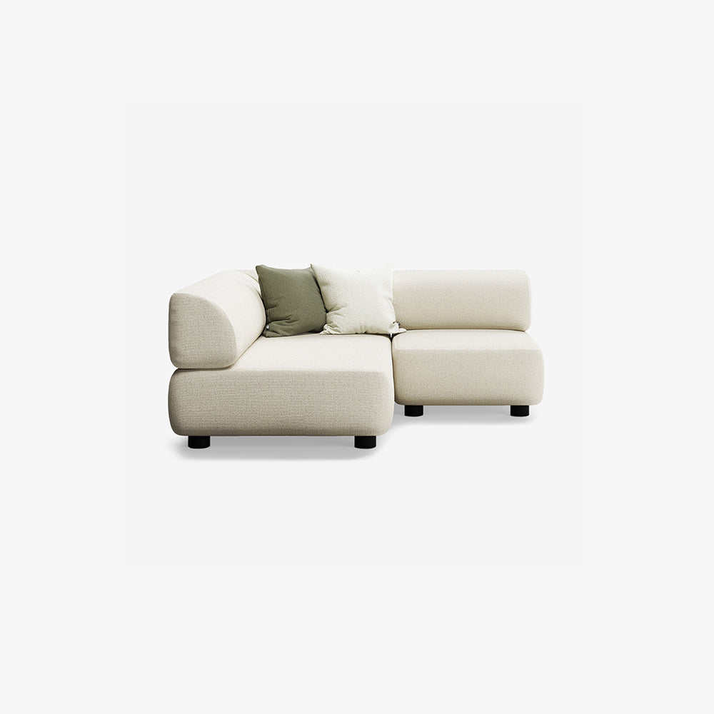 Bolder Sofa 170x170 Heritage Papyrus Rechts Niedrige Beine Thumbnail