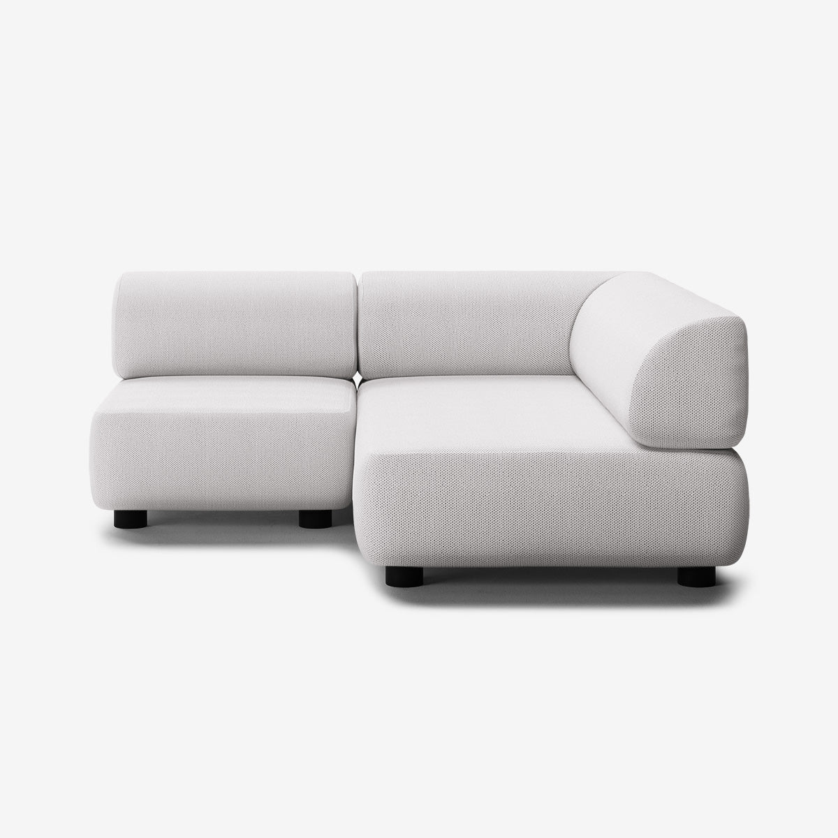 Bolder Sofa 170x170 Links Arc Concrete Niedrige Beine