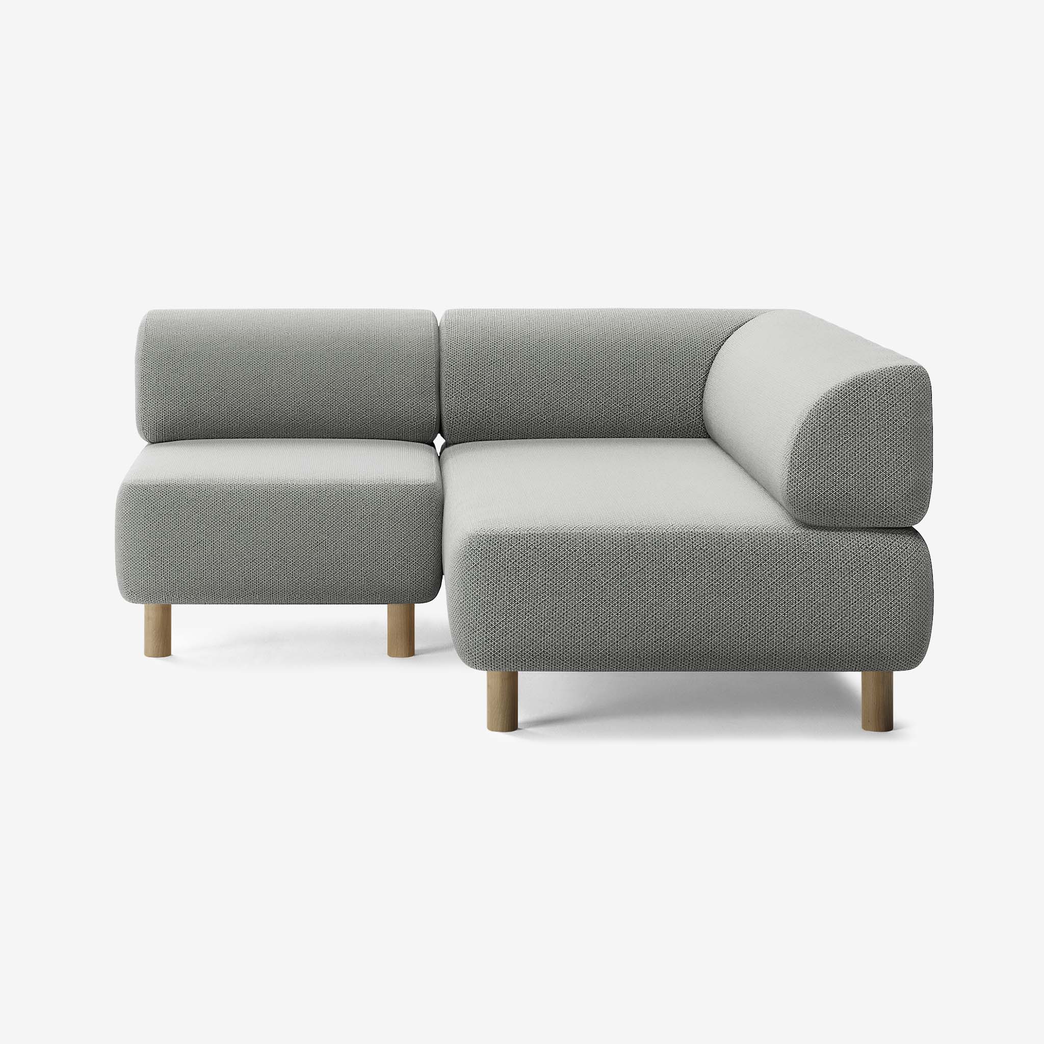 Bolder Sofa 170x170 Links Arc Lead Eiche