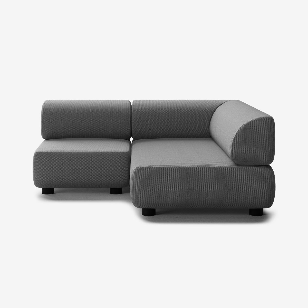 Bolder Sofa 170x170 Links Loop Shadow Niedrige Beine