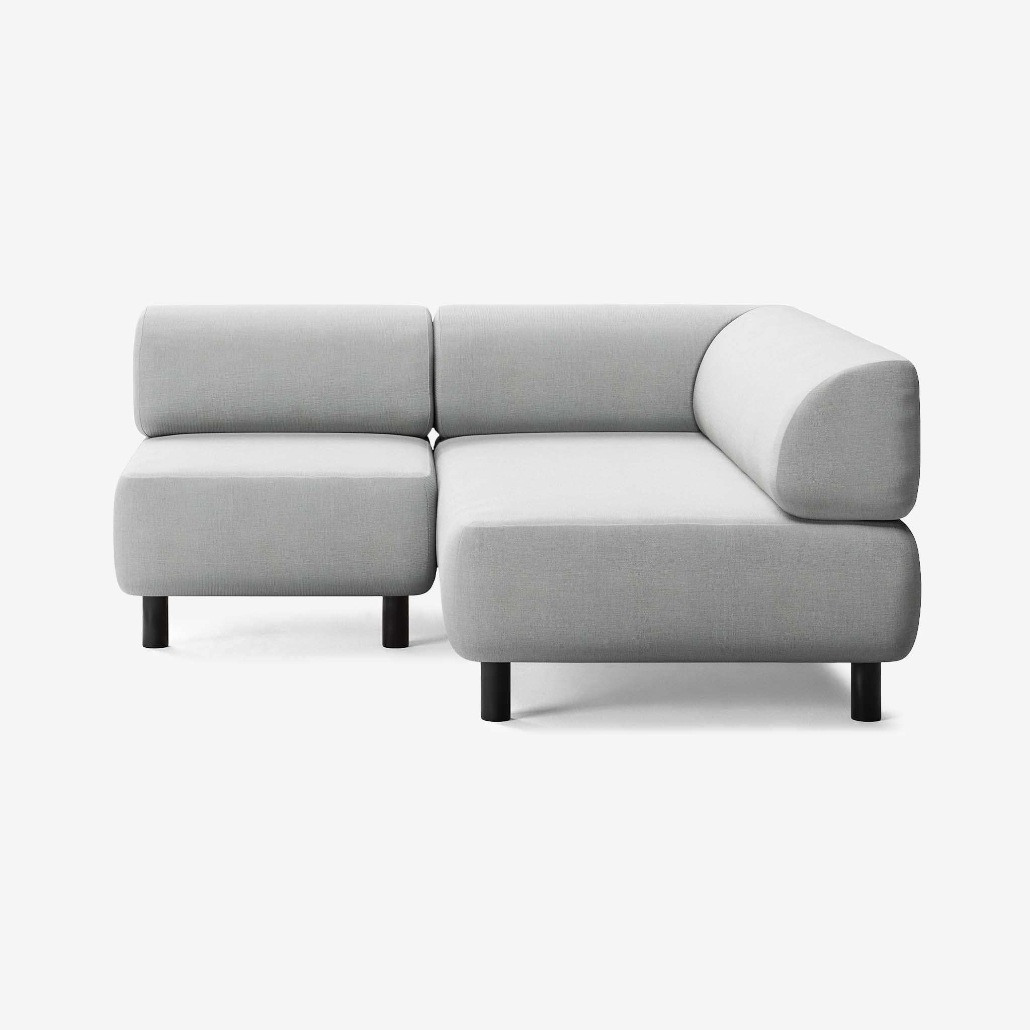 Bolder Sofa 170x170  Nantes Grey Chine Links