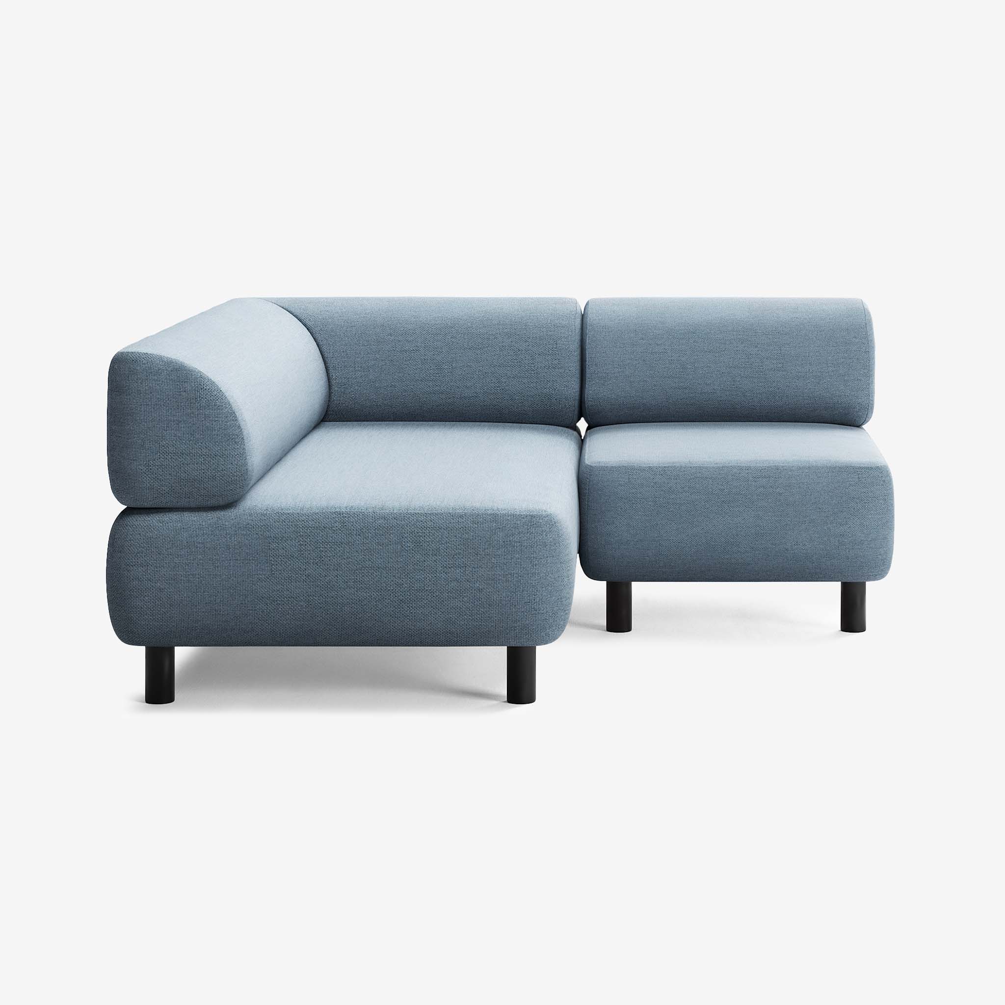 Bolder Sofa 170x170  Nantes Sky Rechts