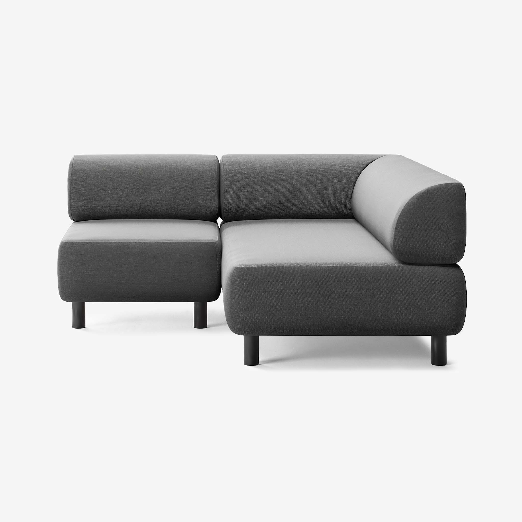 Bolder Sofa 170x170 Nantes Sooty Links