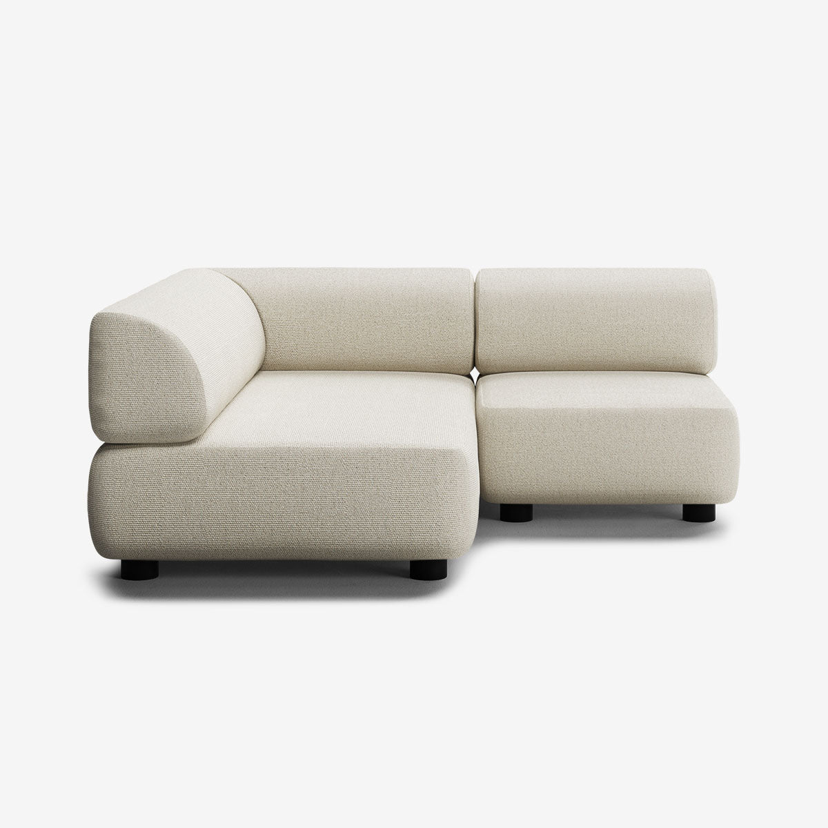 Bolder Sofa 170x170 Rechts Heritage Papyrus Niedrige Beine