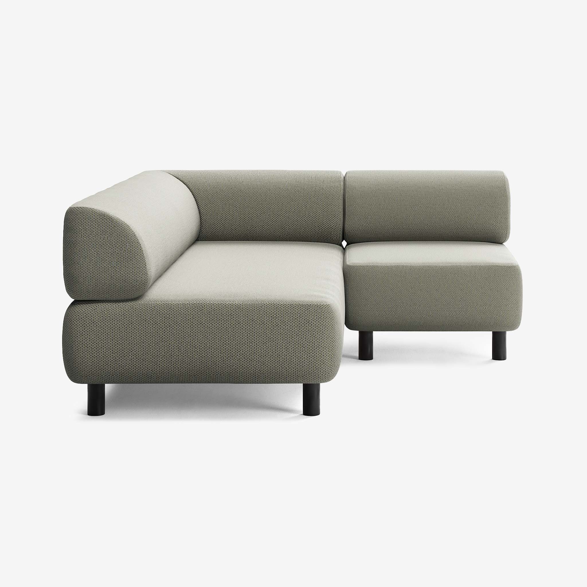 Bolder Sofa 170x200 Arc Oxide Rechts