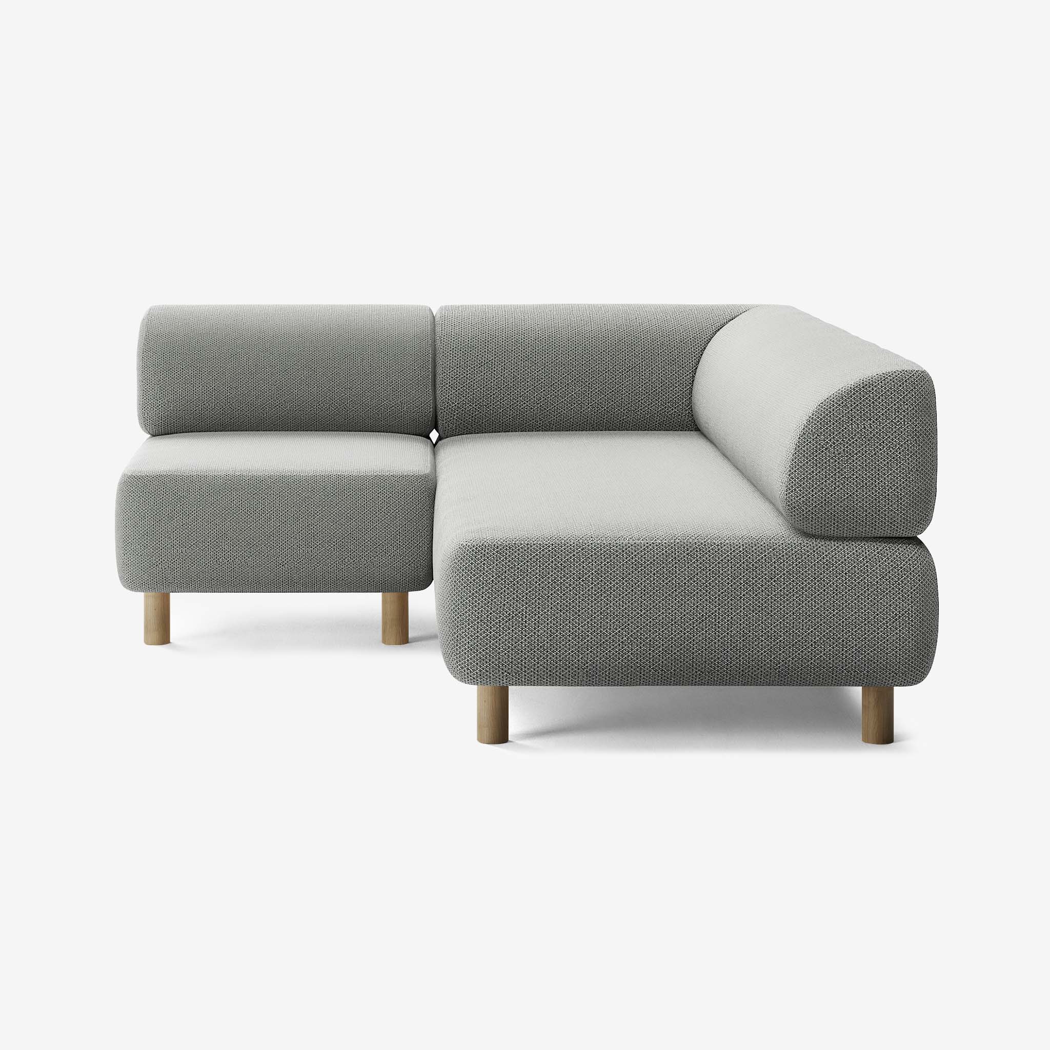 Bolder Sofa 170x200 Links Arc Lead Eiche