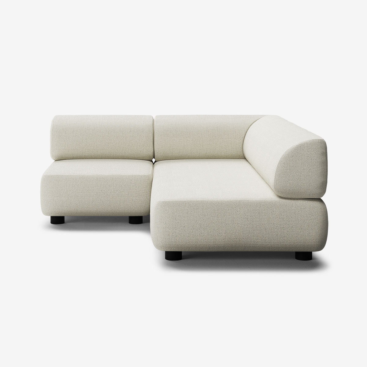Bolder Sofa 170x200 Links Heritage Papyrus Niedrige Beine