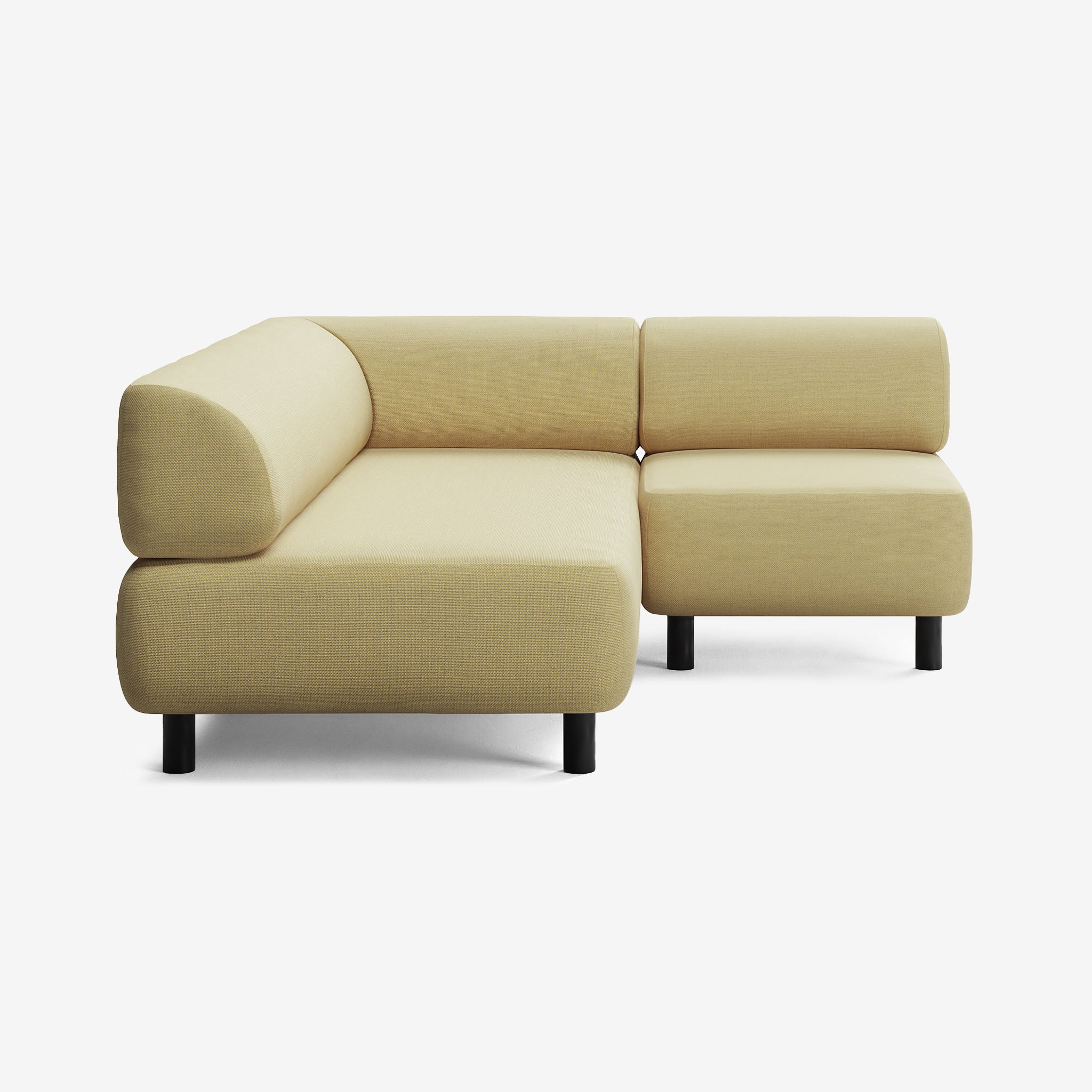 Bolder Sofa 170x200 Nantes Amber Rechts