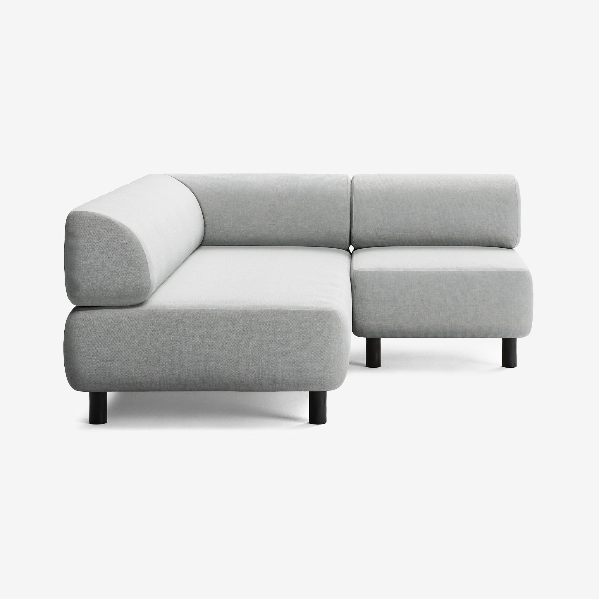 Bolder Sofa 170x200 Nantes Grey Chine Rechts