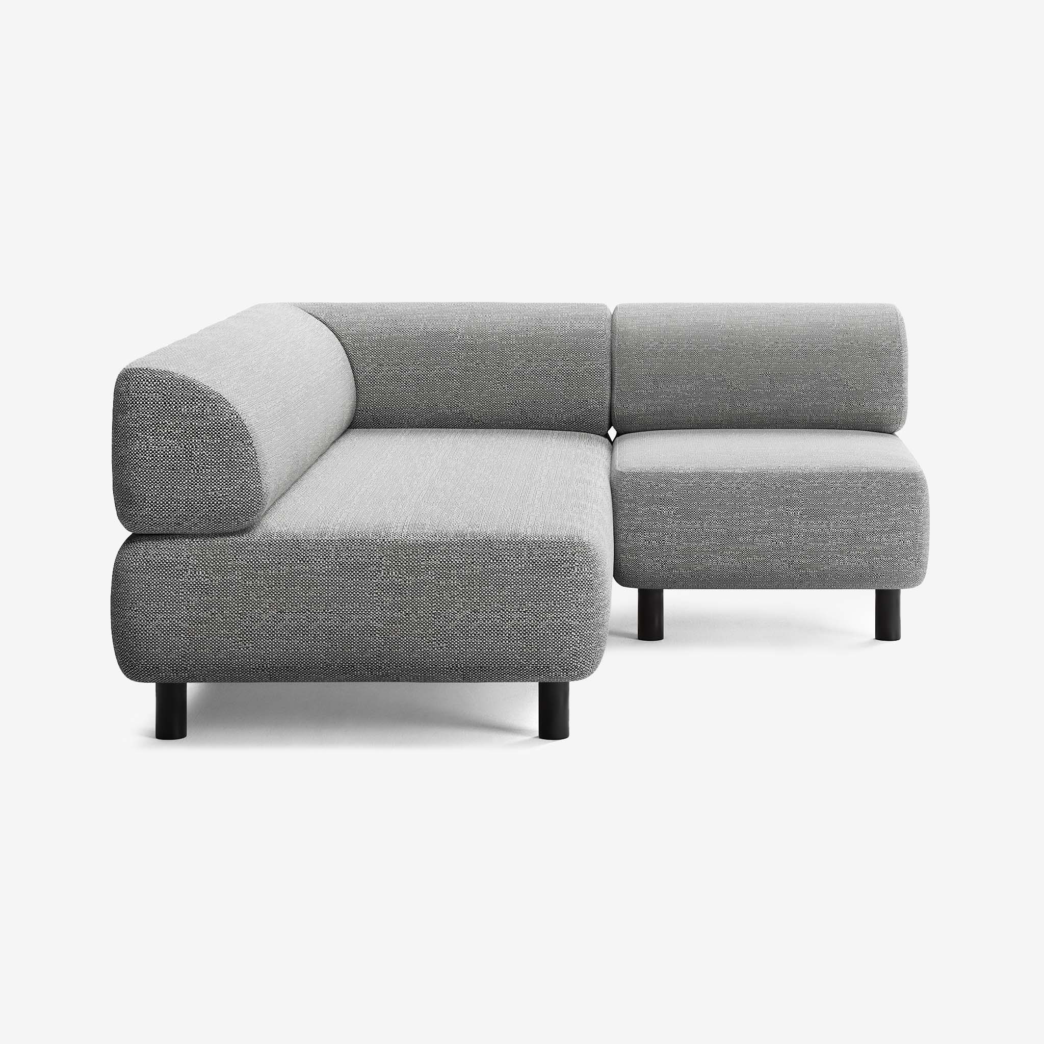 Bolder Sofa 170x200 Savant Zinc Rechts