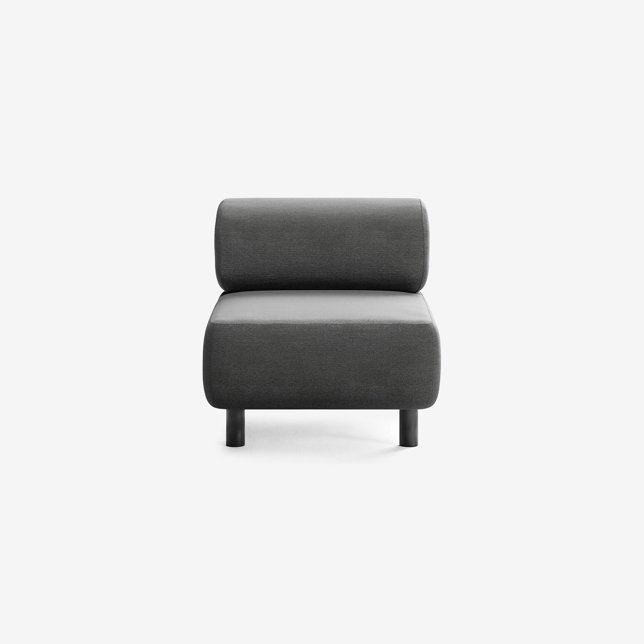 Bolder Sofa 1 Sitzer Nantes Sooty