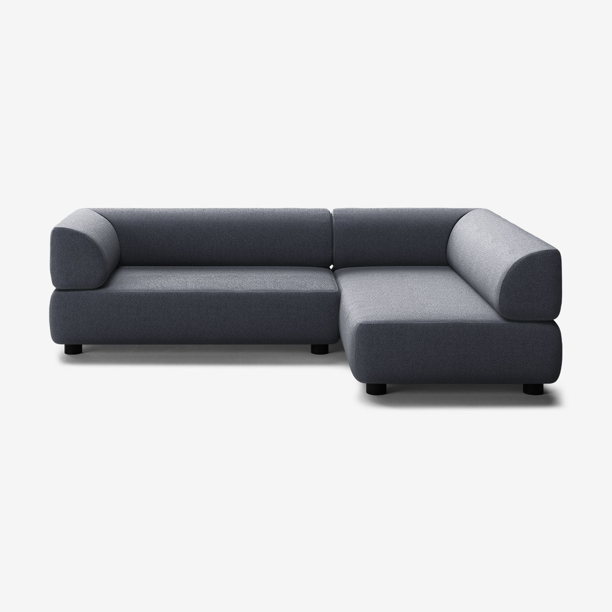 Bolder Sofa 245x150 Links Heritage Indigo Niedrige Beine