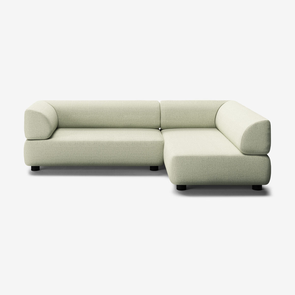Bolder Sofa 245x150 Links Heritage Moss Niedrige Beine