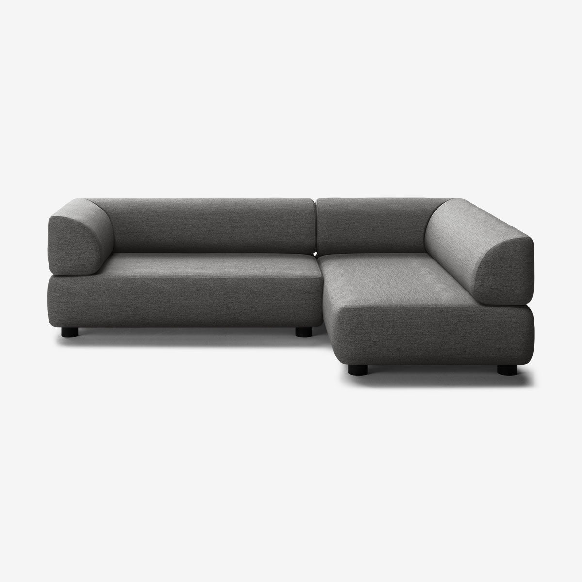 Bolder Sofa 245x150 Links Nantes Sooty Niedrige Beine