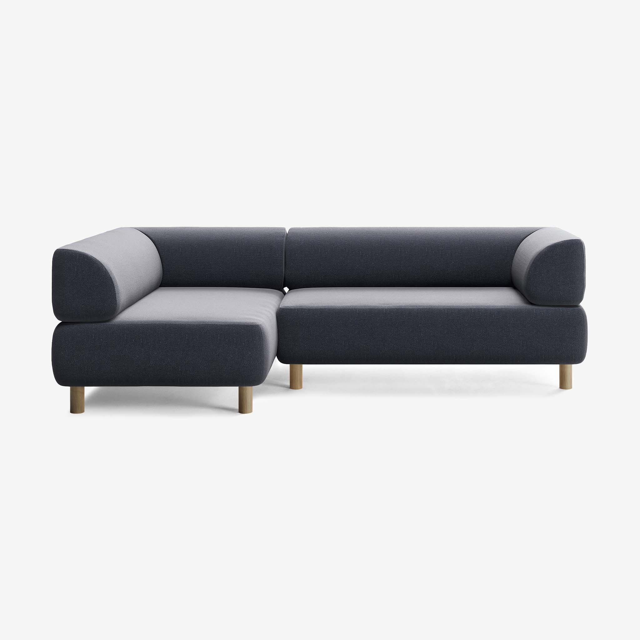 Bolder Sofa 245x150 Rechts Heritage Indigo Eiche