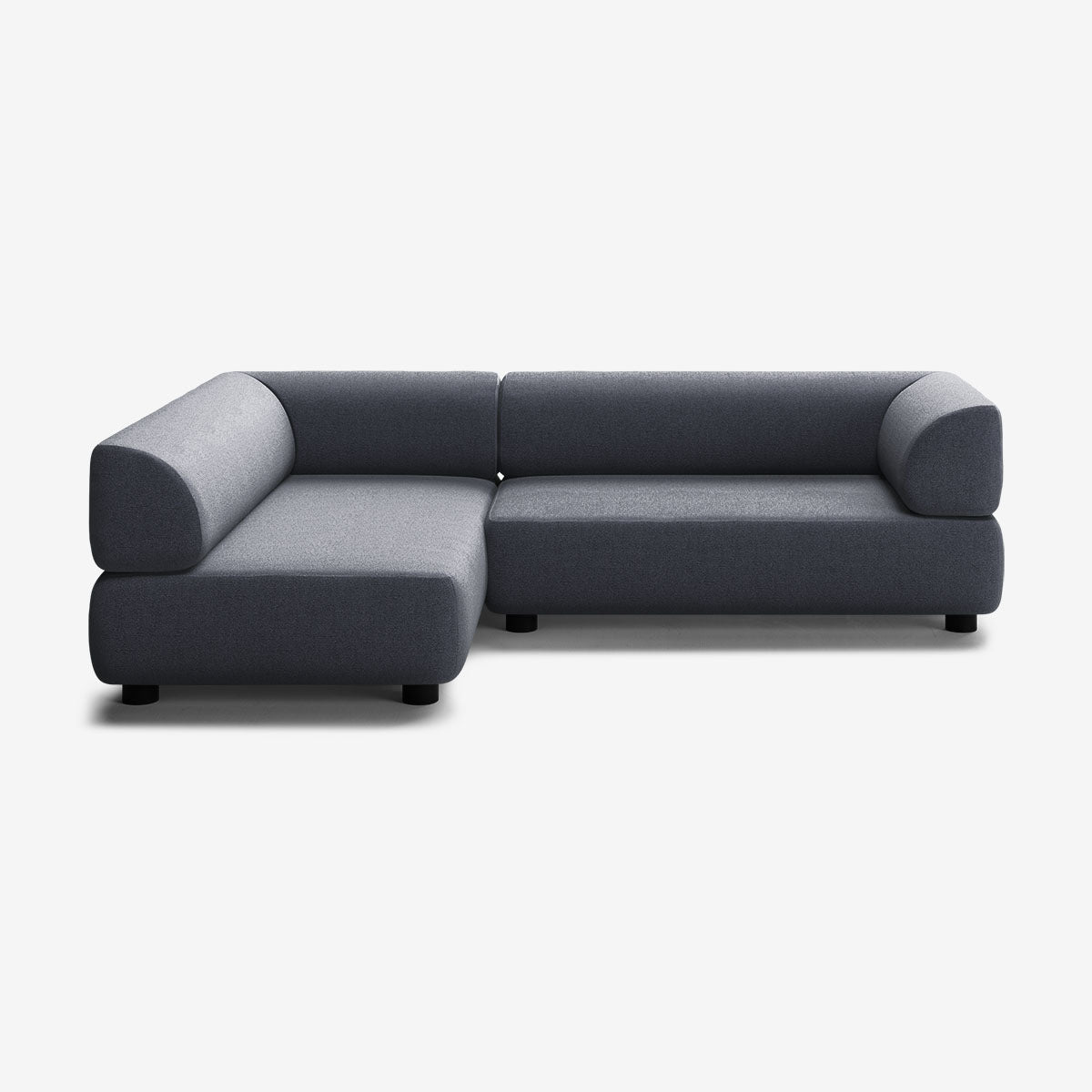 Bolder Sofa 245x150 Rechts Heritage Indigo Niedrige Beine