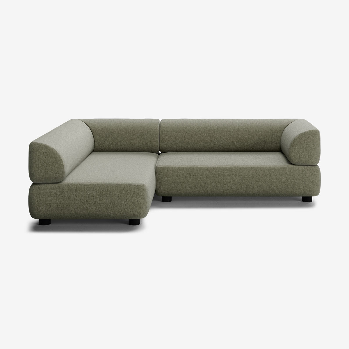 Bolder Sofa 245x150 Rechts Heritage Leaf Niedrige Beine