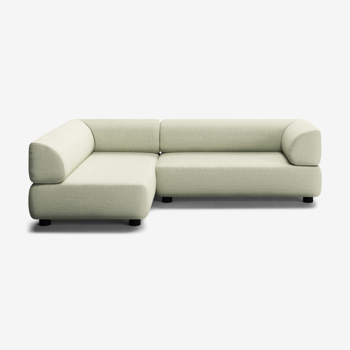 Bolder Sofa 245x150 Rechts Heritage Moss Niedrige Beine