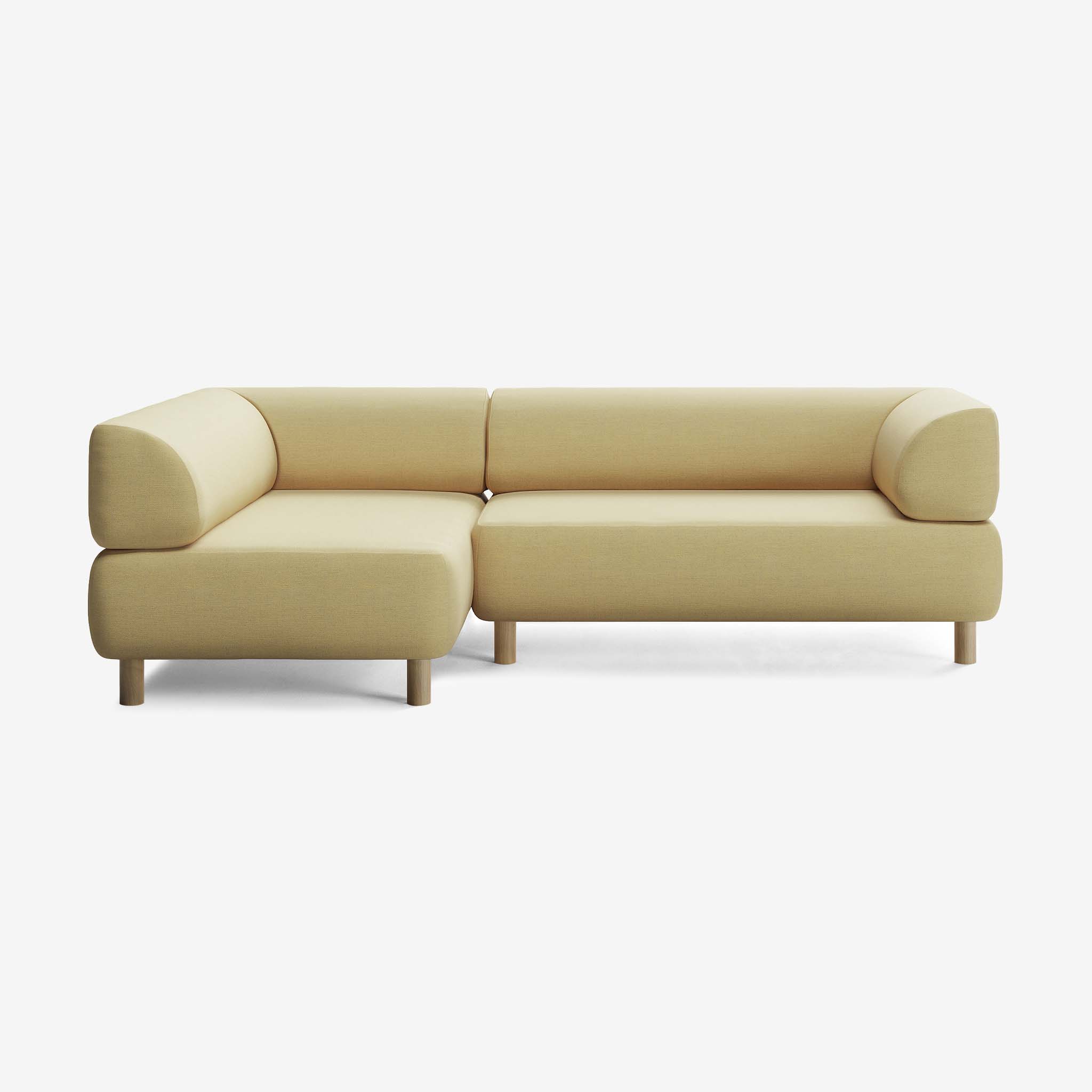 Bolder Sofa 245x150 Rechts Nantes Amber Eiche