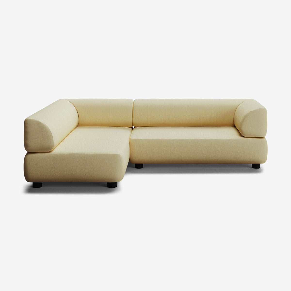 Bolder Sofa 245x150 Rechts Nantes Amber Niedrige Beine