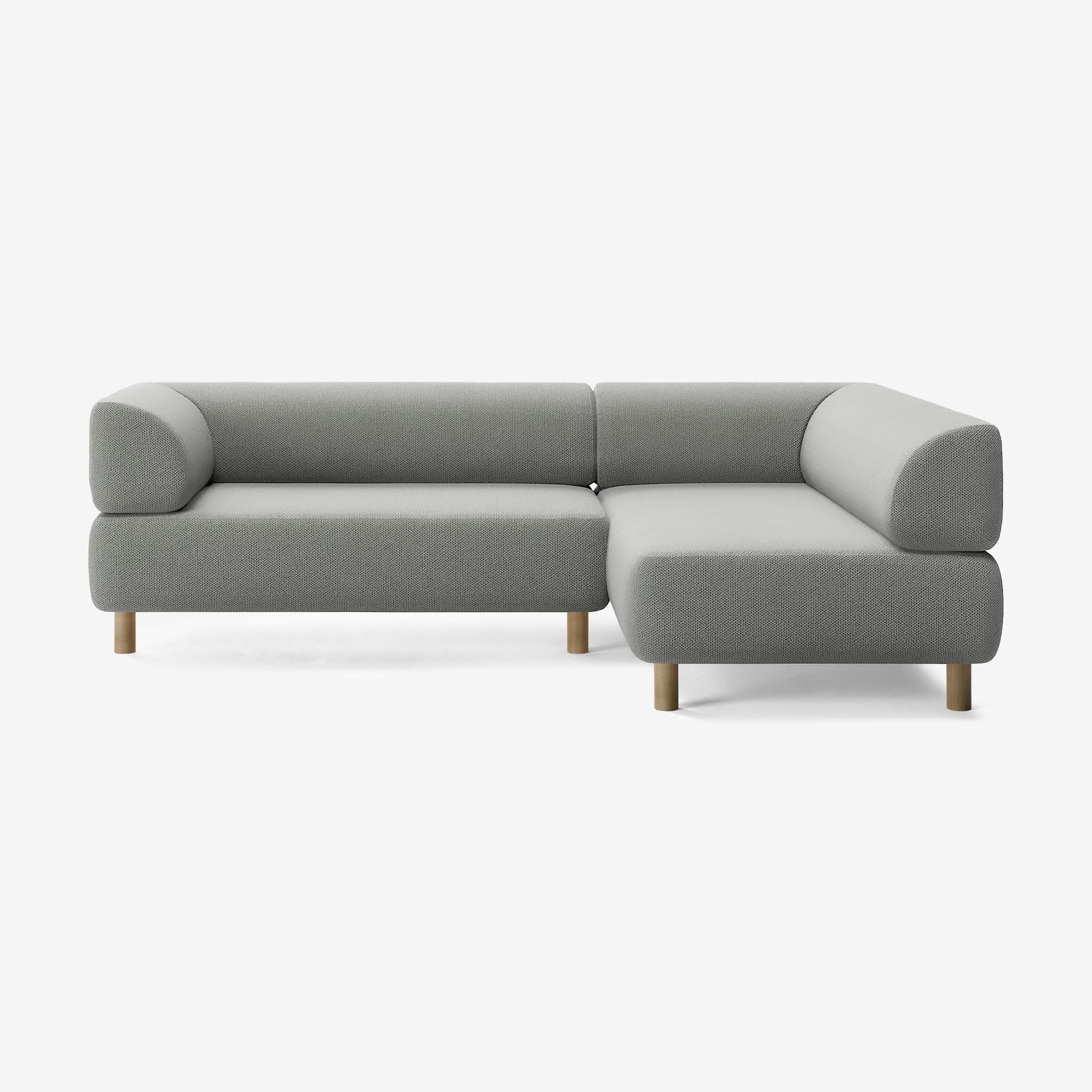 Bolder Sofa 245x170 Links Arc Lead Eiche