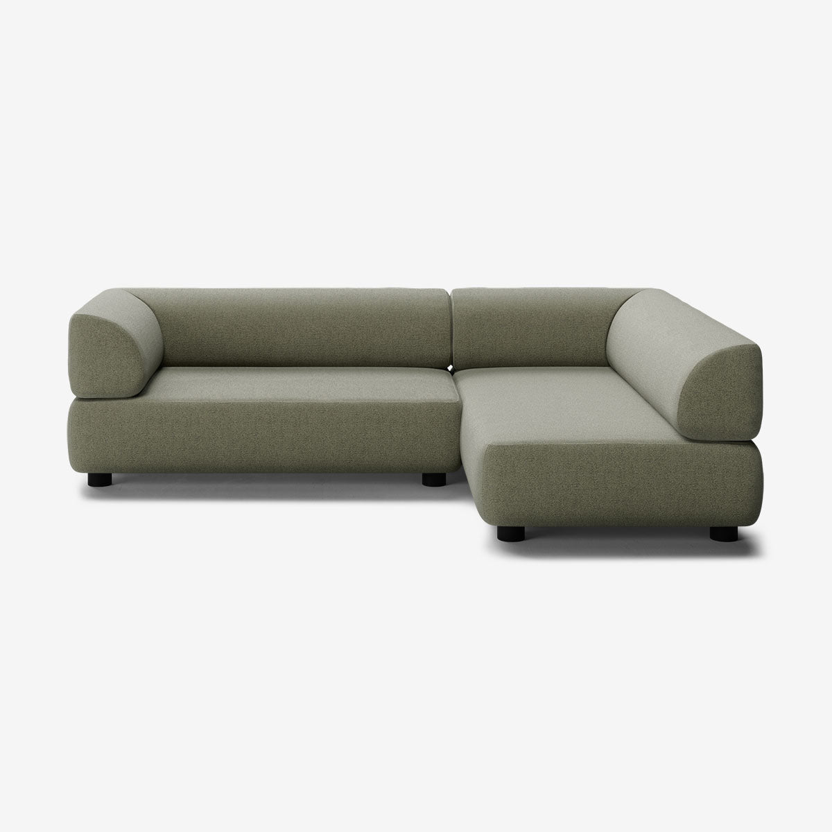 Bolder Sofa 245x170 Links Heritage Leaf Niedrige Beine