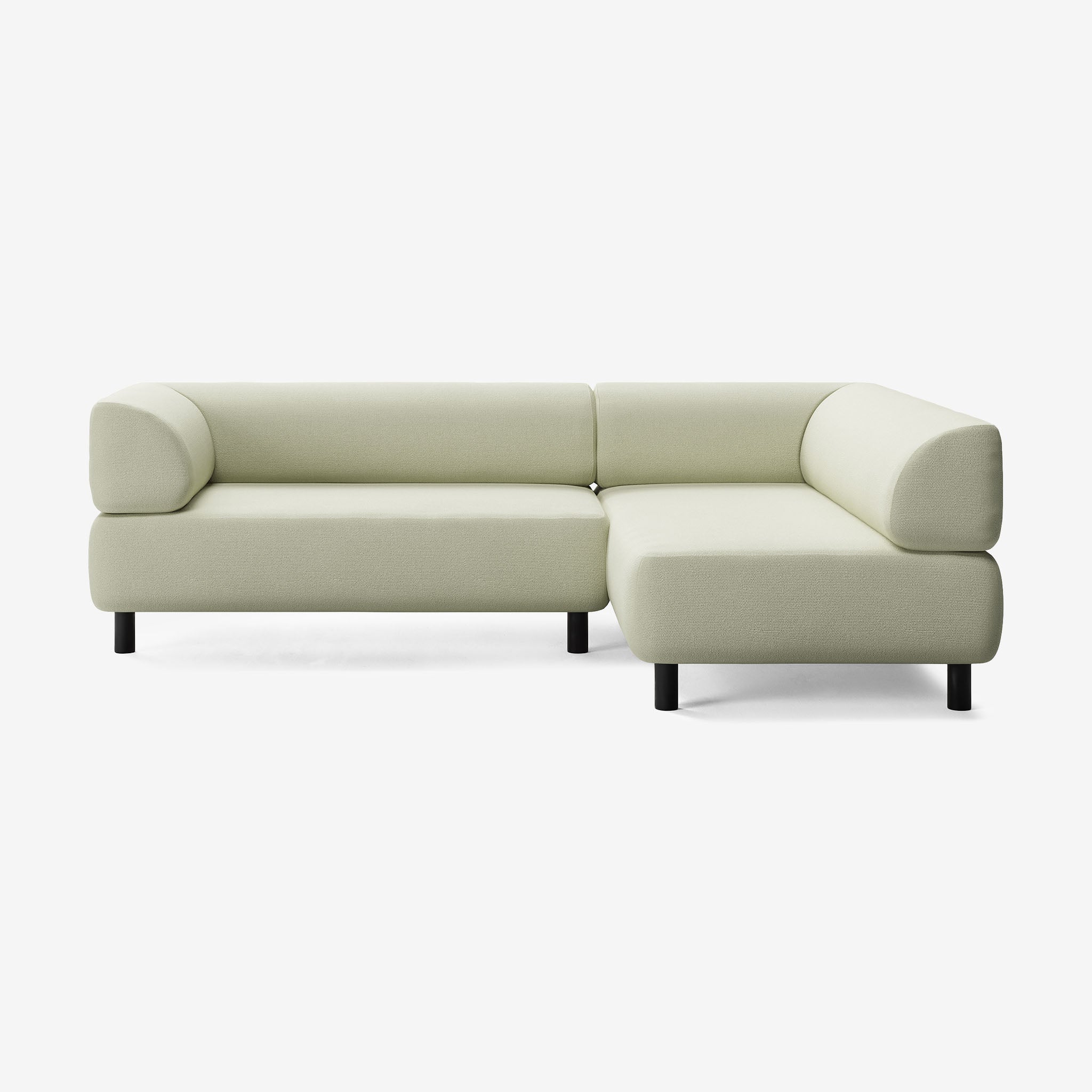Bolder Sofa 245x170 Links Heritage Moss Schwarz