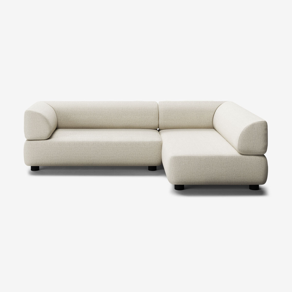 Bolder Sofa 245x170 Links Heritage Papyrus Niedrige Beine